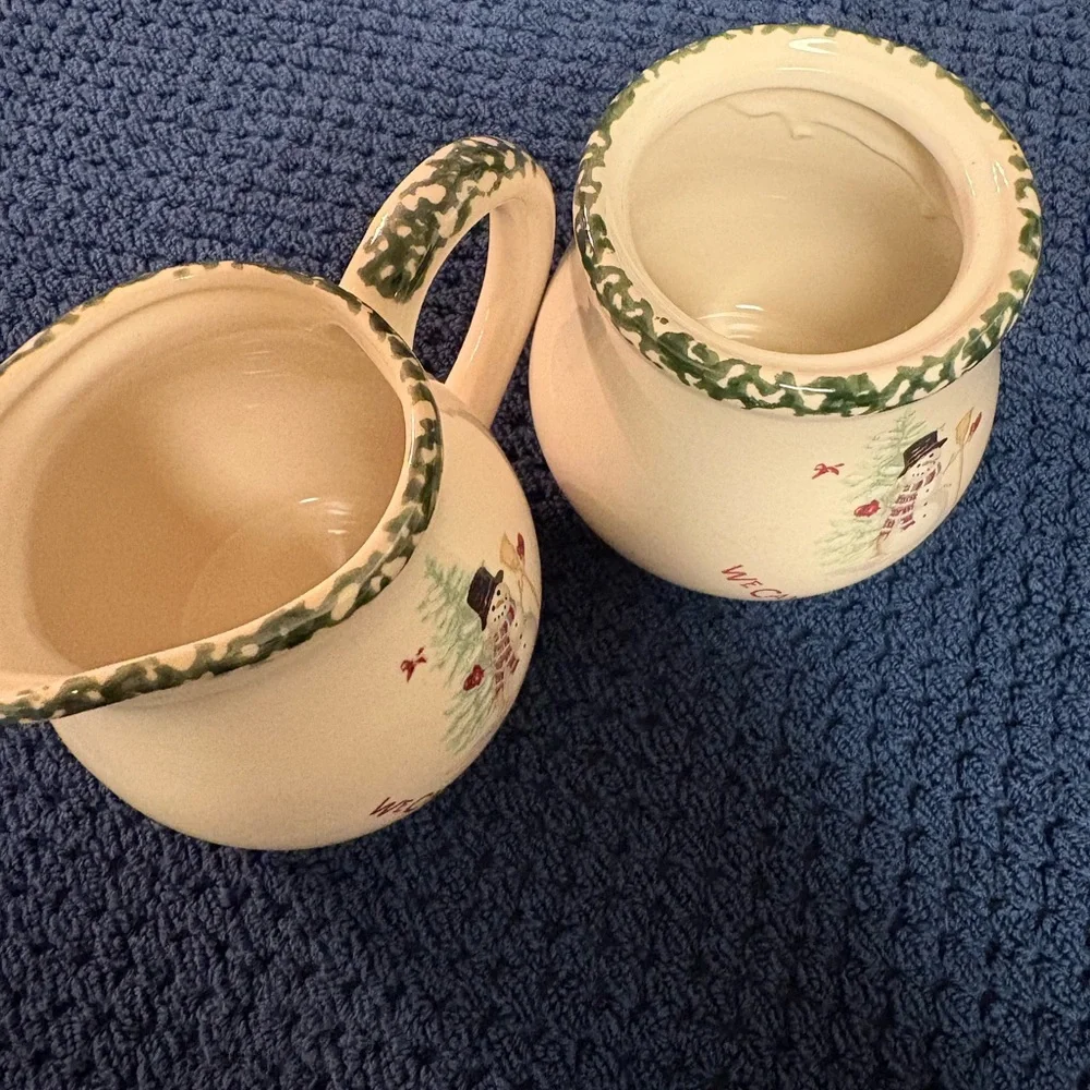We Can Build‎ A Snowman - Sugar, Creamer, Salt and Pepper Set